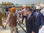 ​US Ambassador Sergio Gor Leads High-Level Delegation paying obeisance at Golden Temple in Amritsar on Monday.  Photo by Sameer Sehgal Hindustan Times