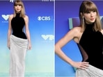 At the 2026 VMAs, Taylor Swift showcased a stunning black and silver gown, balancing elegance and drama.