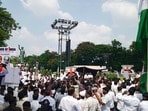 కాంగ్రెస్ నిరసన ర్యాలీ