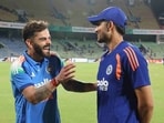 Virat Kohli and Shubman Gill in great spirits after the match Virat Kohli and Shubman Gill in great spirits after the match