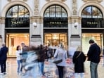 Prada’s complex in the Galleria Vittorio Emanuele II.