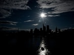 Sunset in Frankfurt in June. ING's Blom argues many of the weaknesses attributed to Europe are exaggerated.