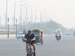 The Delhi government has announced a series of measures to curb winter air pollution in the national capital, including a complete ban on construction and demolition activities during the peak pollution period.  (Photo by Sunil Ghosh / Hindustan Times) (Representational photo)