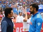 Virat Kohli, right, has brushed off comparisons with the great Sachin Tendulkar Virat Kohli, right, has brushed off comparisons with the great Sachin Tendulkar