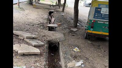 In the complaint, the school said the drain in front of the school was “completely broken” and the area became waterlogged during the monsoon.