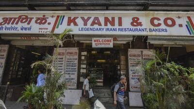 Mumbai, India - April 19, 2017: Kyani & Co. House Of Cakes cafe near Metro in Mumbai, India, on Wednesday, April 19, 2017. (Photo by Kunal Patil/Hindustan Times) (Kunal Patil/HT Photo) Mumbai, India - April 19, 2017: Kyani & Co. House Of Cakes cafe near Metro in Mumbai, India, on Wednesday, April 19, 2017. (Photo by Kunal Patil/Hindustan Times) (Kunal Patil/HT Photo)
