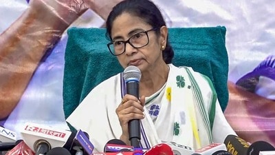 Trinamool Congress (TMC) leaders said that she is expected to give a roadmap of the party’s protest movement in the coming days against the ECI and the Bharatiya Janata Party (BJP) in the coming days. (PTI) (HT_PRINT) Trinamool Congress (TMC) leaders said that she is expected to give a roadmap of the party’s protest movement in the coming days against the ECI and the Bharatiya Janata Party (BJP) in the coming days. (PTI) (HT_PRINT)