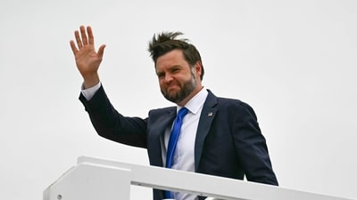 Vice President JD Vance says H-1B employers cannot claim worker shortages after laying off thousands of Americans. (AFP via AP) Vice President JD Vance says H-1B employers cannot claim worker shortages after laying off thousands of Americans. (AFP via AP)