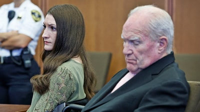 Lindsay Clancy and her attorney Kevin Reddington at the Plymouth County Superior Court in Plymouth, Massachusetts, on September 4. (AFP) Lindsay Clancy and her attorney Kevin Reddington at the Plymouth County Superior Court in Plymouth, Massachusetts, on September 4. (AFP)