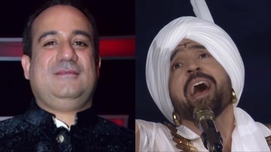 Rahat Fateh Ali Khan praises Diljit Dosanjh.