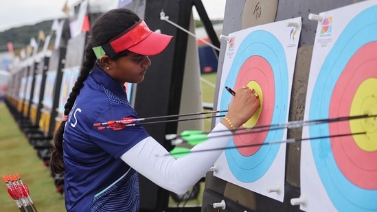 Jyothi Surekha Vennam, India's star compound archer, is out of the individual medal reckoning.
