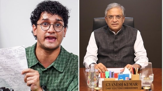 Cockroach Janta Party (CJP) co-convener Saurav Das has launched a fresh attack on Chief Election Commissioner Gyanesh Kumar. (ANI/PTI)