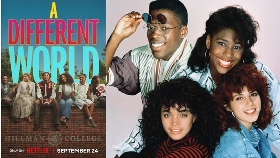 The cast of A Different World, the hit '90s sitcom now back with a Netflix sequel series.