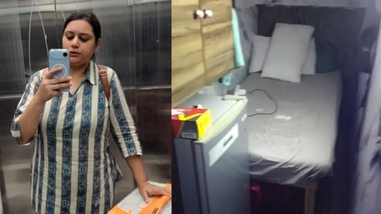 - An Indian woman compared her  <span class='webrupee'>₹</span>45,000 Dubai room rent with what the same amount could get in India.