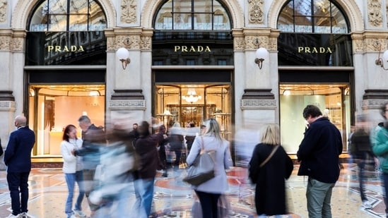 Prada’s complex in the Galleria Vittorio Emanuele II.