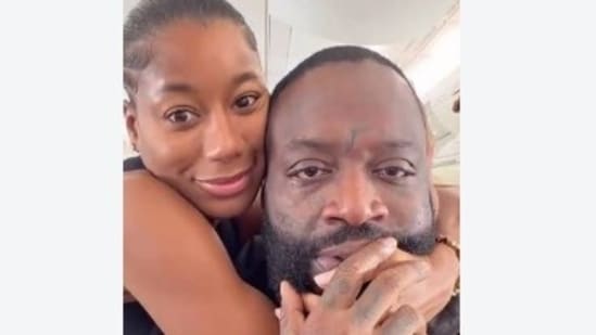 50 Cent reacted to Jazzma Kendrick's claims of domestic violence against Rick Ross, asserting that such actions are serious.