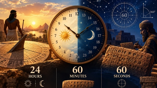 The familiar divisions of hours, minutes and seconds trace their origins to ancient systems of astronomy and timekeeping (AI Generated Representational Image )