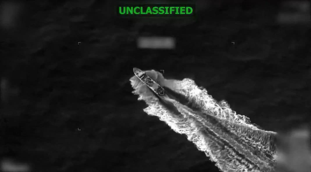 The U.S. struck a vessel allegedly ‘transiting along known narco-trafficking routes in the eastern Pacific.’