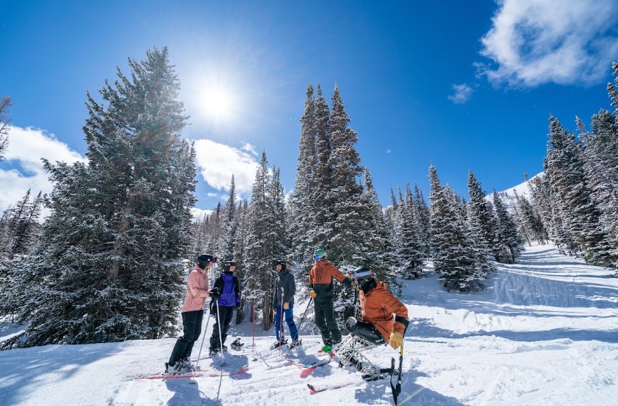While you are skiing, you get to see beautiful winter landscapes. (Picture credit: Utah Tourism ) While you are skiing, you get to see beautiful winter landscapes. (Picture credit: Utah Tourism )