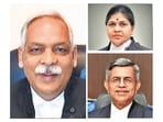 High Court Chief Justice Devendra Kumar Upadhyaya (left), Gujarat High Court Chief Justice Sunita Agarwal (top) and Telangana High Court Chief Justice Aparesh Kumar Singh.