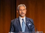  External Affairs Minister S. Jaishankar speaks at the Asia Society after the United Nations General Assembly's high-level week, in New York on Monday.