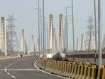A view of the Barapullah Phase-3 elevated corridor that will be inaugurated on September 29, 2026. (ANI Photo)(Sathiya)