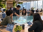 ChatGPT offers a glimpse into what offices and work culture might look like by 2070. (Representational image created using AI)