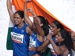 India won gold in women's 4x400m mixed relay. 
