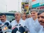 Hooda also demanded a comprehensive review of election-related decisions taken during the tenure of the present CEC and alleged that the BJP’s alleged collusion with the election commission undermined the electoral process. (HT File)