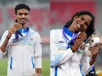 Gulveer Singh and Vithya Ramraj have won three medals each at Asian Games 2026