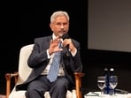 Union External Affairs Minister S Jaishankar during an event at Asia Society, in New York, US. (@DrSJaishankar)