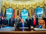 US President Donald Trump announced plans for Mesabi Metallics to build a $15 billion steel plant in Iowa, joined by vulnerable lawmakers from a crucial midterm battleground where voter dissatisfaction over the economy has hurt Republicans.