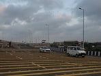 The expressway stretch was opened as a trial in August. (Vipin Kumar/HT Photo)