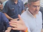The incident took place on Sunday when Verma was conducting an inspection of roadworks in west Delhi. (HT)
