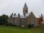 McGraw Tower at Cornell University campus in Ithaca, New York, US.