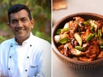 Chef Sanjeev Kapoor's garlic pepper chicken recipe can be prepared in just 35 minutes. 