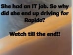 The auto driver who left her IT job to take up a new career. 