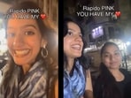 The woman documented her journey with the female Rapido captain.