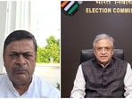L: Former union minister RK Singh | R: Chief Election Commissioner (CEC) Gyanesh Kumar(X and PTI)
