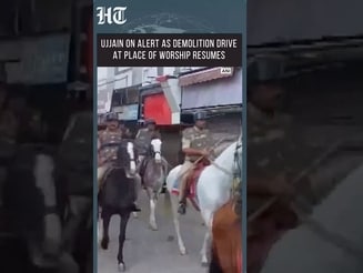Ujjain Under Heavy Guard As Authorities Resume Action Near Place Of Worship  | HT India