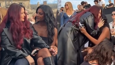 Aishwarya Rai and Simone Ashley's reunion breaks the internet. Aishwarya Rai and Simone Ashley's reunion breaks the internet.