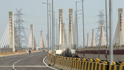 A view of the Barapullah Phase-3 elevated corridor that will be inaugurated on September 29, 2026. (ANI Photo) (Sathiya) A view of the Barapullah Phase-3 elevated corridor that will be inaugurated on September 29, 2026. (ANI Photo) (Sathiya)