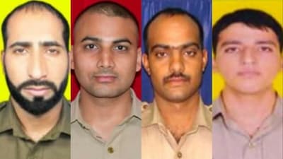 Four CISF personnel were killed in Kathua district after an officer opened fire following a dispute.