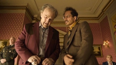 Tom Cruise and Riz Ahmed in a still from Alejandro G Iñárritu's Digger.