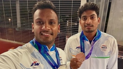 Yash Vir Singh and Rohit Yadav won double medals in the Asian Games 2026 Javelin Throw. (Neeraj Chopra X) Yash Vir Singh and Rohit Yadav won double medals in the Asian Games 2026 Javelin Throw. (Neeraj Chopra X)