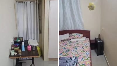 A Bengaluru techie shared a video of the flat he is renting for ₹15,000 per month. (X/@ritik047) A Bengaluru techie shared a video of the flat he is renting for ₹15,000 per month. (X/@ritik047)