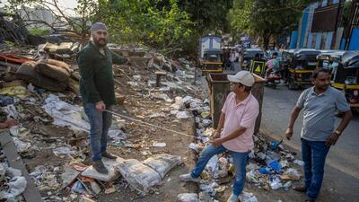iMumbai, India - September 29, 2026: Footpah issues at IRB road , citizen audit, Chandivali Andheri East in mumbai, India, on Tuesday, September 29, 2026. (Photo by Satish Bate/ Hindustan Times) (Hindustan Times)