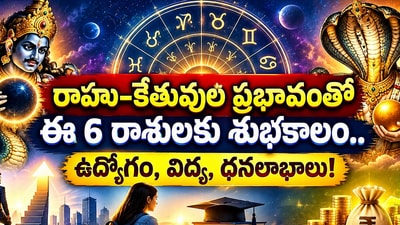 రాహు–కేతువుల ప్రభావంతో ఈ 6 రాశులకు శుభకాలం.. ఉద్యోగం, విద్య, ధనలాభాలు!