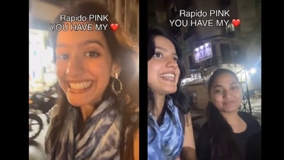 The woman documented her journey with the female Rapido captain. (Instagram/@itsok_ruchika) The woman documented her journey with the female Rapido captain. (Instagram/@itsok_ruchika)