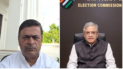 L: Former union minister RK Singh | R: Chief Election Commissioner (CEC) Gyanesh Kumar (X and PTI) L: Former union minister RK Singh | R: Chief Election Commissioner (CEC) Gyanesh Kumar (X and PTI)
